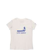 Patagonia Kids   Girls Live Simply Bird T Shirt (Little Kids/Big Kids 