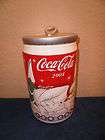 2004 COCA COLA SODA CAN HOLIDAY W/ LID COOKIE JAR NEW L@@K