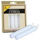 EMERGENCY CANDLES 6 COUNT BOX GREAT TO HAVE FOR EMERGENCIES FOR HOME 