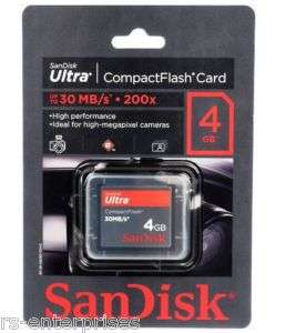 Genuine SanDisk 4GB Ultra Compact Flash CF Memory Card  