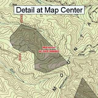   Map   Marlinton, West Virginia (Folded/Waterproof)