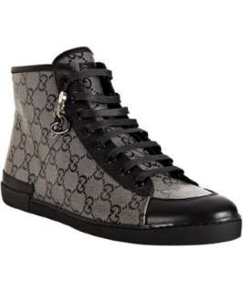 Gucci smoke GG crystal Barcelona high top sneakers   up to 