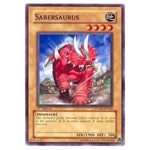  YuGiOh Power of the Duelist Sabersaurus POTD EN002 Common 