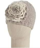 style #314117402 blush knit Peony Watch rosette detail hat