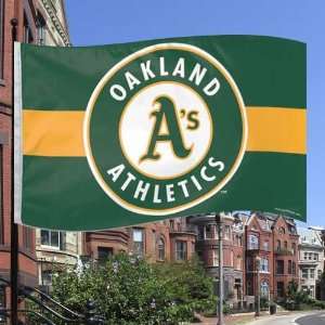  Oakland Athletics 3 x 5 Green Logo Flag Sports 