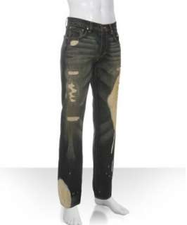 PRPS dark rinse wash Bara distressed straight leg jeans   up 