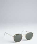 Ray Ban brass polarized round sunglasses style# 319674901