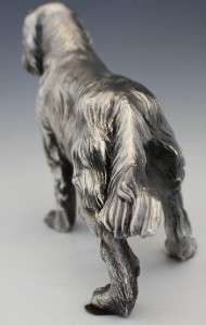 VINTAGE ITALIAN STERLING SILVER FIGURE OF ENGLISH SETTER DOG BY A 
