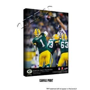   Bay Packers Personalized Quarterback Action Print