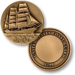  Coast Guard Cutter Eagle Engravable Challenge Coin 