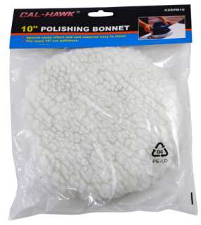 PC 10 Polishing Bonnets. String hook & loop attachment. Special clean 