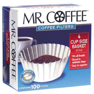   Coffee Filters, 4 Cup, White Paper, 100 Count Boxes (Pack of 12