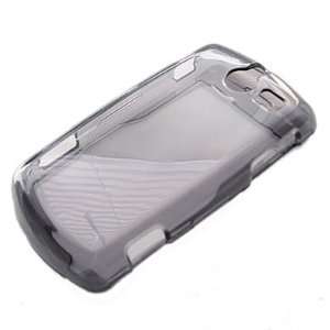 Hard Snap on Plastic SMOKE TRANSPARENT Sleeve Faceplate Cover Case for 