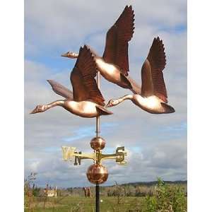  COPPER FLOCK OF GEESE WEATHERVANE MADE IN USA #354 