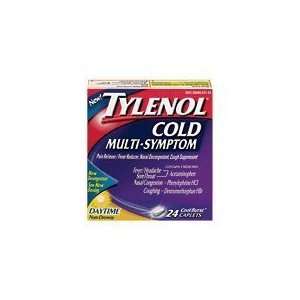  Tylenol Cold Multi Symptom   24 Caplets Health & Personal 