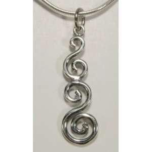 Delightful Celtic Spiral of Life Pendant in Sterling SilverWhy Be 