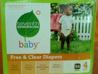 Seventh Generation Free and Clear Baby Diapers Stage 4  