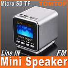 Mini Digital Portable Music  Player USB Speaker FM Radio USB Disk 
