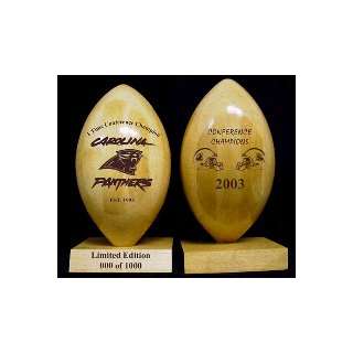  Carolina Panthers 2003 Conference Champions Laser Engraved 