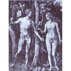   Made Oil Reproduction   Albrecht Durer   32 x 42 inches   Adam and Eve