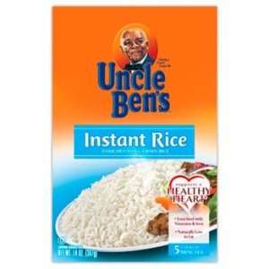 Uncle Bens 5 Minute Enriched Long Grain Instant Rice 14 oz (Pack of 12 