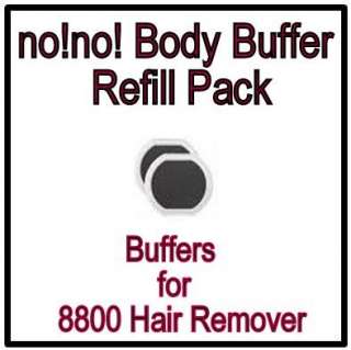 No No Hair Remover nono 8800 Hair Removal Body Buffer Refill Pack 2 