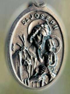 St Joseph & Frere Andre Saint Medal Pendant + 925 Chain  