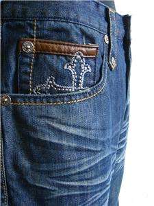 MENS Flap Pocket House Of Lords JEANS Blue Slim 33X32  