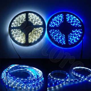   60/150/300 LED 12V White Blue Car Aquarium LED Strip Roll Light  