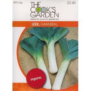  Cooks Garden Organic Hannibal Leek   450 mg. Patio, Lawn 