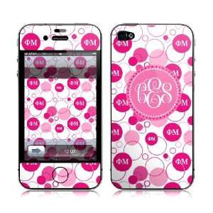  Tech Skin   Bubbles Phi Mu Cell Phones & Accessories