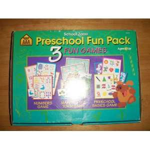  School Zone Fun Pack 3 Fun Preschool Games Toys & Games