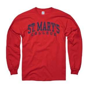  St. Marys Gaels Red Arch Long Sleeve T Shirt Sports 