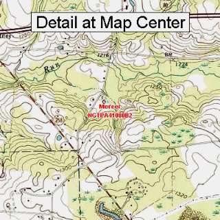  USGS Topographic Quadrangle Map   Mercer, Pennsylvania 