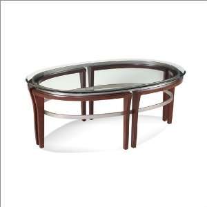  One Size Bassett Mirror Company Fusion Oval Cocktail Table 