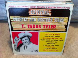Texas Tyler Country & Western Stars vinyl LP NM  