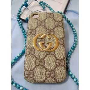  Luxury Gucci iPhone 4,4S,4G Case (Brown Gray Shadow) Cell 