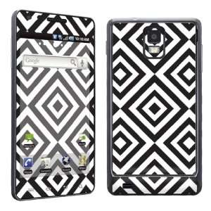   Protection Decal Skin Black White Square Cell Phones & Accessories
