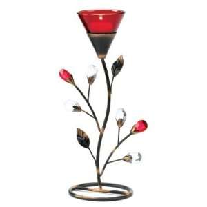  Ruby Blossom Candle Holder (SD1083