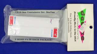 C816 SEA CONTAINERS INC. SEAVAN OOP ~ 48 RIBBED CONTAINER ~ DELUXE N 