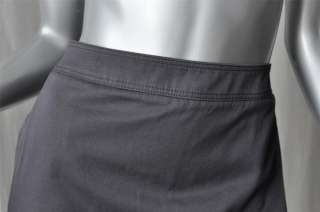 YVES SAINT LAURENT Grey Cotton Pencil Skirt *NEW* 40  