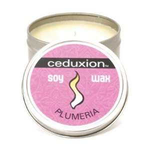  Ceduxion soy wax candle in a tin, plumeria Health 