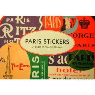 24 Pages of Cavallini Paris Stickers Assorted Styles (100+ stickers)