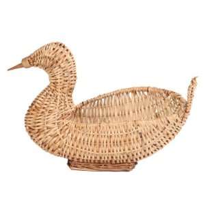  Eco friendly handmade cane duck basket   EDINCA0010 
