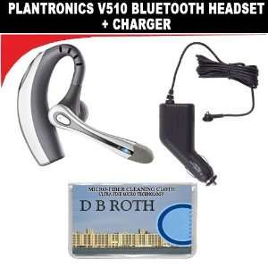  Plantronics Voyager V510 Bluetooth Headset with WindSmart 