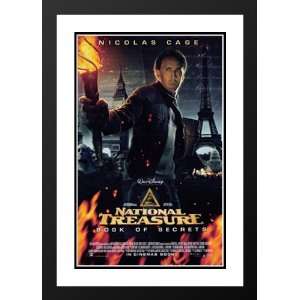  National Treasure Secrets 20x26 Framed and Double Matted Movie 