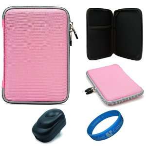 Pink Scratch Resistant Nylon Protective Cube Carrying Case Kindle Fire 