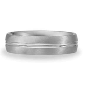 Benchmark® 6mm Comfort Fit Design Wedding Band / Ring in 14 kt White 