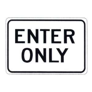  Enter Only Sign Patio, Lawn & Garden
