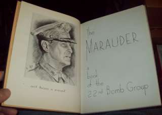 WWII Original Book The Marauder 22nd Bomb Group 5th Air Force  